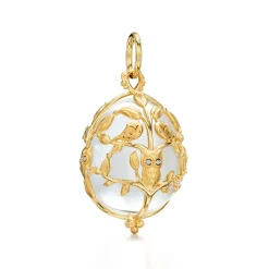18K OWLWOOD AMULET
