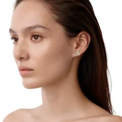 18K PICCOLA LUNA BUTTERFLY POST EARRINGS