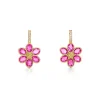 18K PINK SAPPHIRE FIORI EARRINGS