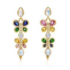 18K PRECIOUS FLUTTER EARRINGS