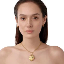 18K PRECIOUS FLUTTER LOCKET