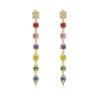 18K RAINBOW DROP EARRINGS