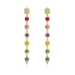 18K RAINBOW DROP EARRINGS