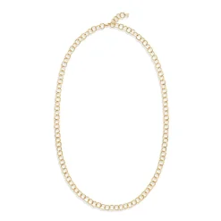 18K SMALL BEEHIVE CHAIN