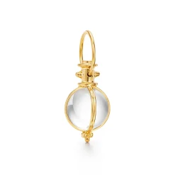 18K SMALL CLASSIC ROUND AMULET