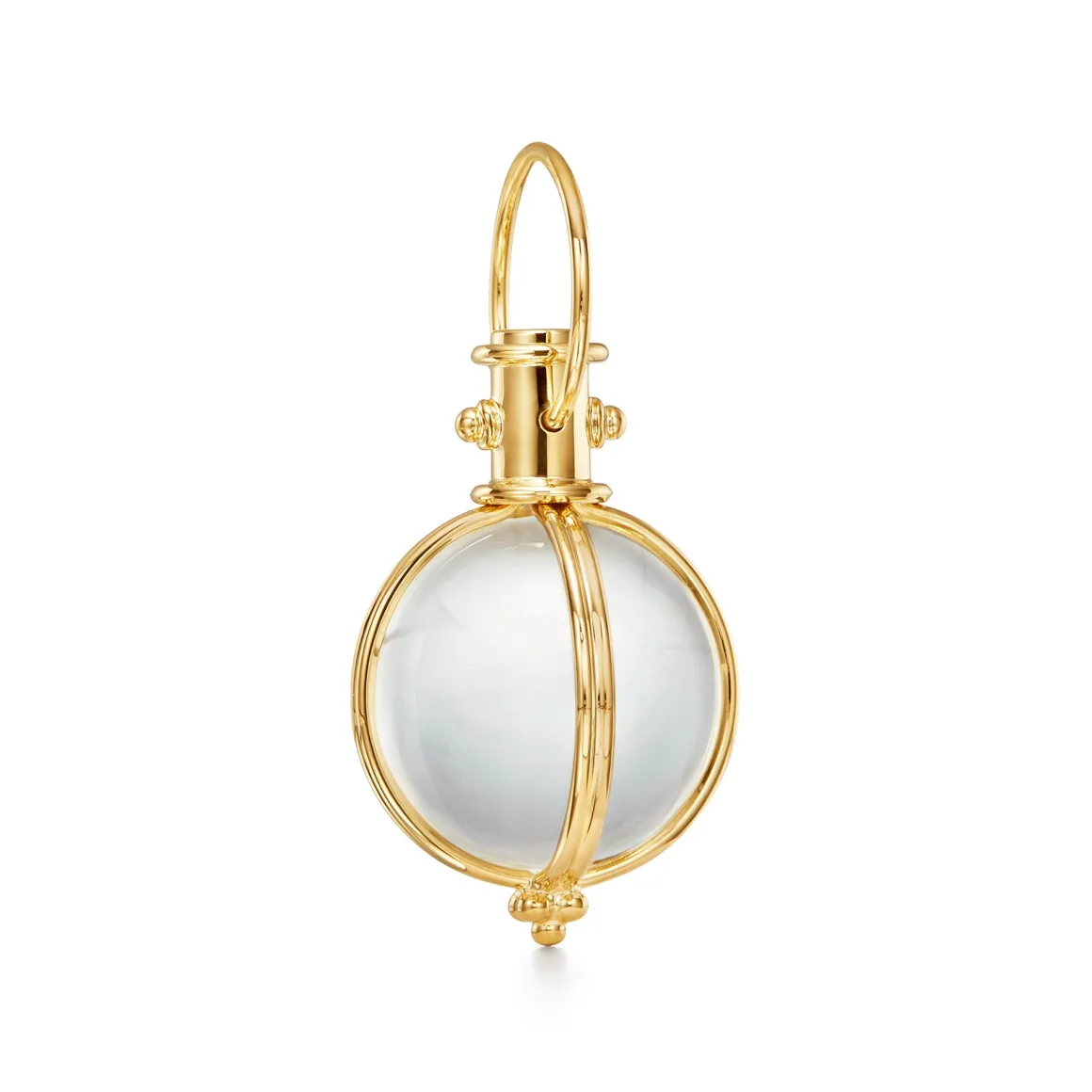 18K SMALL CLASSIC ROUND AMULET