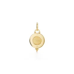 18K SMALL DIAMOND PAVÉ ANGEL PENDANT