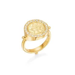 18K SMALL GIGLIO RING