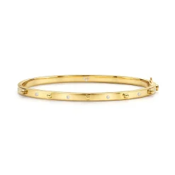 18K SMALL GRANULATED BRACELET