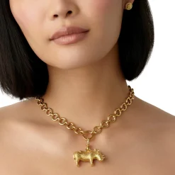 18K SMALL KIFARU RHINO PENDANT
