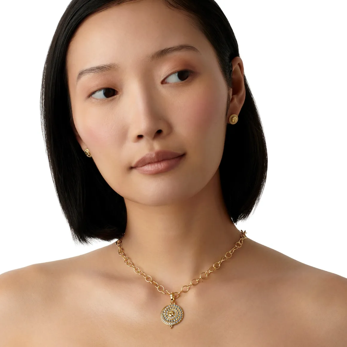 18K SMALL LUNAR GLOW PENDANT