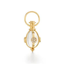 18K SMALL LUNAR PHASE AMULET