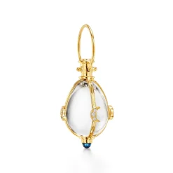 18K SMALL LUNAR PHASE AMULET