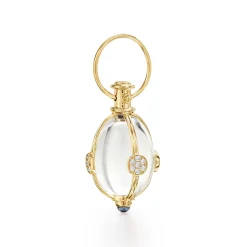 18K SMALL LUNAR PHASE AMULET
