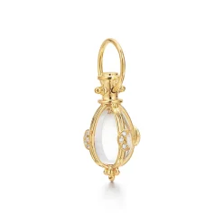 18K SMALL LUNAR PHASE AMULET