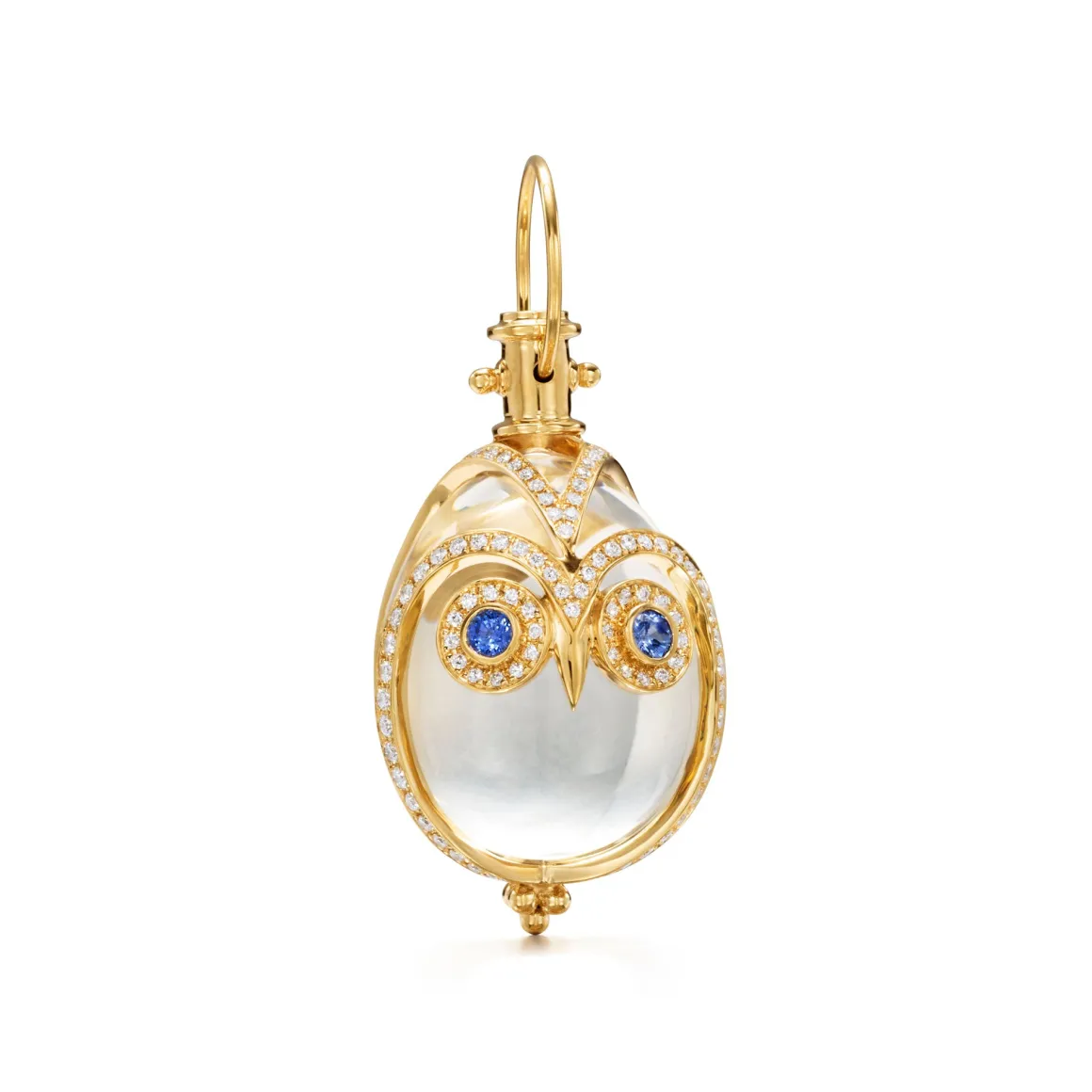 18K SMALL OWL AMULET