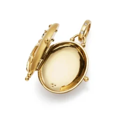 18K SMALL PINK SAPPHIRE PRIMAVERA LOCKET