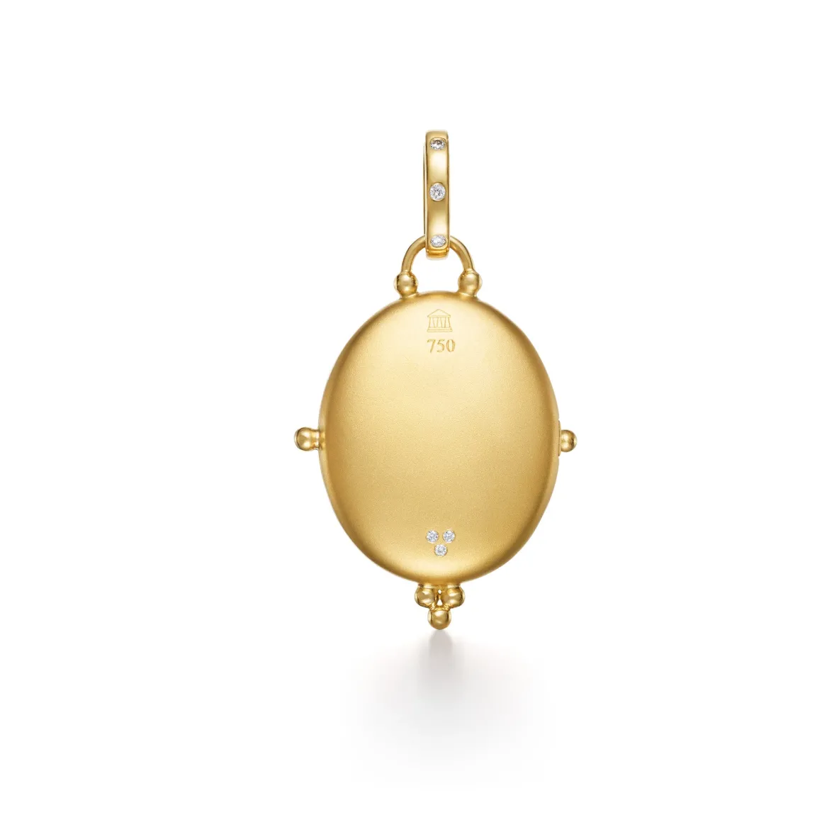 18K SMALL PINK SAPPHIRE PRIMAVERA LOCKET