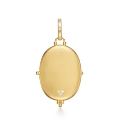18K SMALL PINK SAPPHIRE PRIMAVERA LOCKET