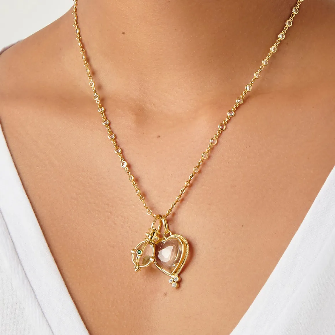 18K SMALL PRECIOUS AMULET