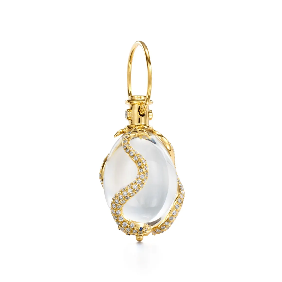18K SMALL SERPENT AMULET