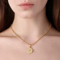 18K SMALL SOLE MANDALA PENDANT
