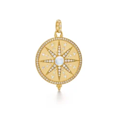 18K SMALL SOLE MANDALA PENDANT