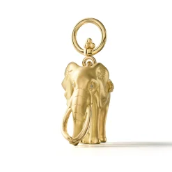 18K SMALL TEMBO ELEPHANT PENDANT