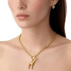 18K SMALL TWIGA GIRAFFE PENDANT