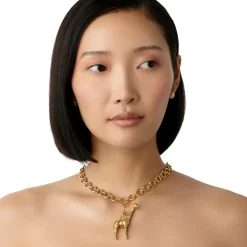 18K SMALL TWIGA GIRAFFE PENDANT