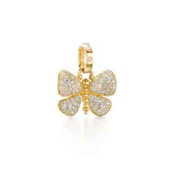 18K SNOW BUTTERFLY PENDANT