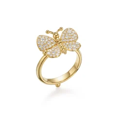 18K SNOW BUTTERFLY RING
