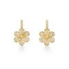 18K SNOW FLOWER EARRINGS