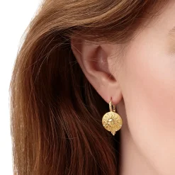 18K SOLE LUNA EARRINGS