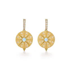 18K SOLE MANDALA EARRINGS