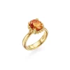 18K SPESSARTITE GARNET SASSINI RING