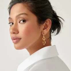18K SPIN EARRINGS