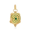 18K SPIRAL TURTLE LOCKET