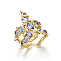 18K TANZANITE CHEEKY SEASTAR RING
