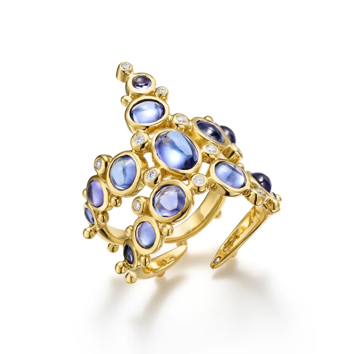 18K TANZANITE CHEEKY SEASTAR RING