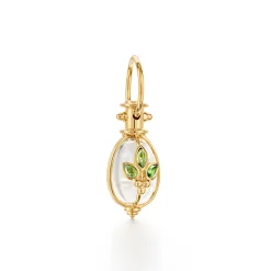 18K TSAVORITE GIGLIO AMULET